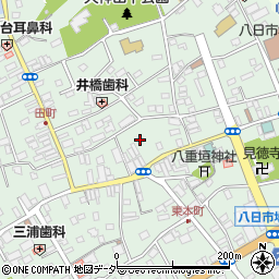 千葉県匝瑳市八日市場イ2457周辺の地図