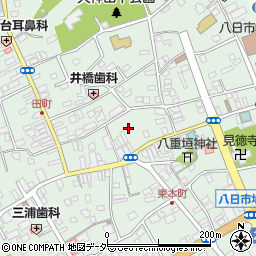 千葉県匝瑳市八日市場イ2457周辺の地図