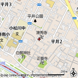 東京都江戸川区平井2丁目14-7周辺の地図
