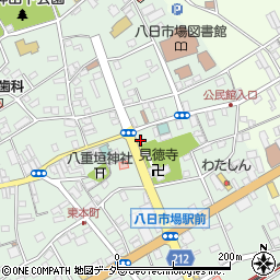 千葉県匝瑳市八日市場イ2951周辺の地図