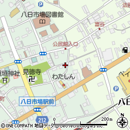 千葉県匝瑳市八日市場イ2988周辺の地図
