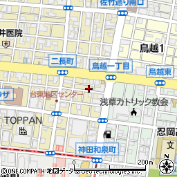 ＮＰＣ２４Ｈ台東第３パーキング周辺の地図