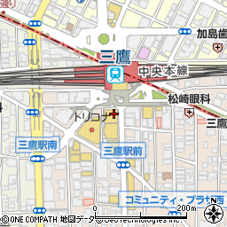 みずほ証券株式会社三鷹支店周辺の地図