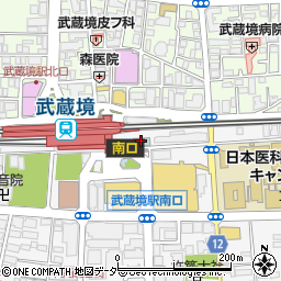 ＪＲ東日本ホテルメッツ武蔵境周辺の地図