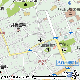 千葉県匝瑳市八日市場イ2447周辺の地図