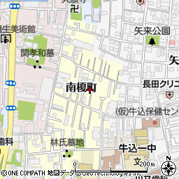 東京都新宿区南榎町49周辺の地図
