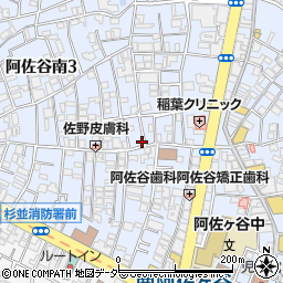 東京都杉並区阿佐谷南3丁目27-16周辺の地図