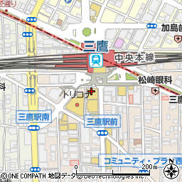 みずほ銀行三鷹支店 ＡＴＭ周辺の地図