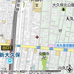 東京都新宿区百人町2丁目1-51周辺の地図