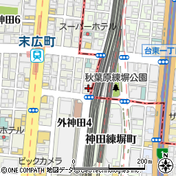 東京都千代田区外神田4丁目13周辺の地図