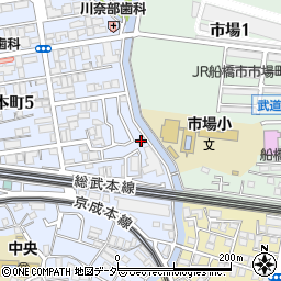 偕和會千葉事務局周辺の地図