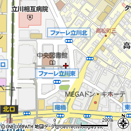 セブンイレブン立川曙町店周辺の地図