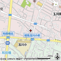 東京都昭島市玉川町5丁目2周辺の地図