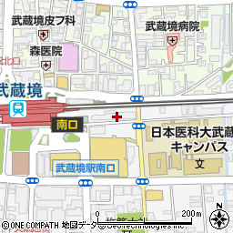 鍛冶屋文蔵 武蔵境店周辺の地図