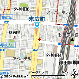 上等カレー秋葉原店周辺の地図