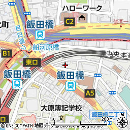 東京都千代田区飯田橋3丁目7周辺の地図