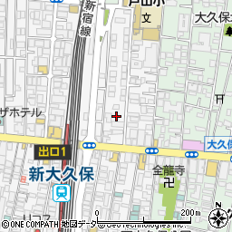 ハウジングステージ新宿第１駐車場周辺の地図