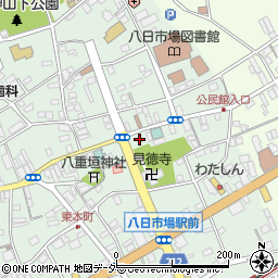 千葉県匝瑳市八日市場イ2952周辺の地図
