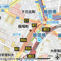 東京都新宿区揚場町1周辺の地図