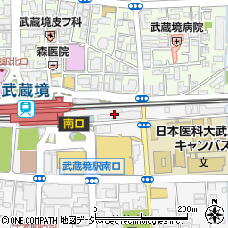 肉汁餃子のダンダダン 武蔵境店周辺の地図