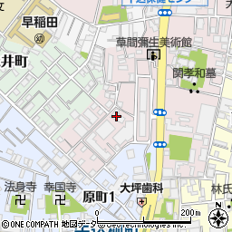 東京都新宿区弁天町150周辺の地図