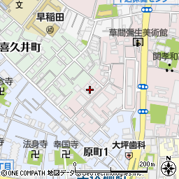 東京都新宿区弁天町168周辺の地図