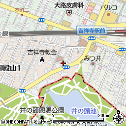 上海ガーデン 吉祥寺周辺の地図