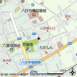 千葉県匝瑳市八日市場イ2965周辺の地図