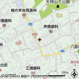 千葉県匝瑳市八日市場イ2495周辺の地図