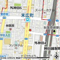 塩田トゥール秋葉原周辺の地図
