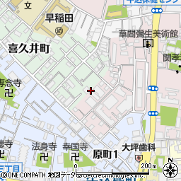東京都新宿区弁天町171周辺の地図