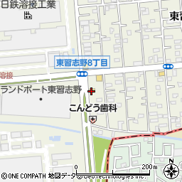 メガネハット　東習志野店周辺の地図