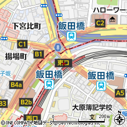 東京地下鉄株式会社　東西線飯田橋駅周辺の地図