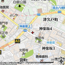 第一勧業信用組合神楽坂支店周辺の地図
