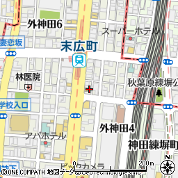 東京都千代田区外神田4丁目6周辺の地図