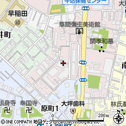 東京都新宿区弁天町151周辺の地図