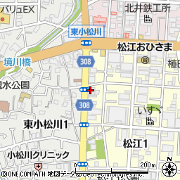 りそな銀行東小松川 ＡＴＭ周辺の地図