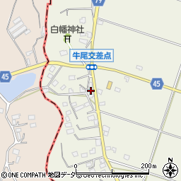 千葉県香取郡多古町牛尾746周辺の地図