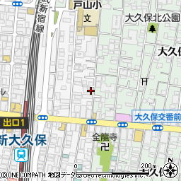東京都新宿区百人町2丁目1-50周辺の地図