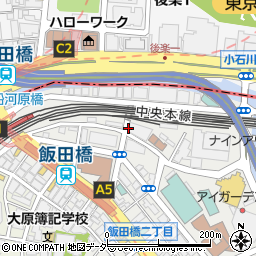 東京都千代田区飯田橋3丁目周辺の地図