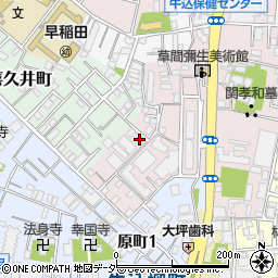 東京都新宿区弁天町170周辺の地図