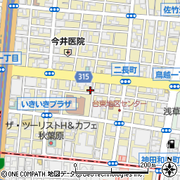 有限会社萩原市蔵商店周辺の地図