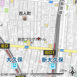 東京都新宿区百人町2丁目11-23周辺の地図