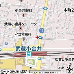 株式会社サン・エキスプレス　小金井営業所周辺の地図