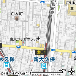 新宿・八百屋周辺の地図