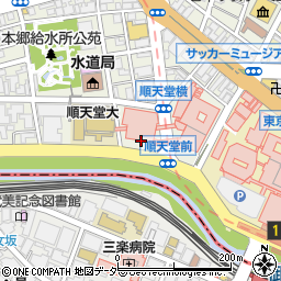 東京都文京区本郷2丁目1周辺の地図