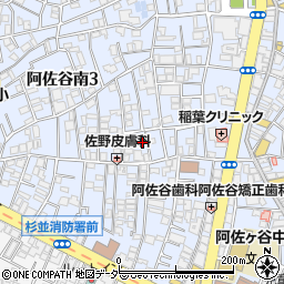 東京都杉並区阿佐谷南3丁目27-11周辺の地図