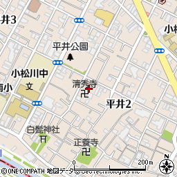 東京都江戸川区平井2丁目14-10周辺の地図