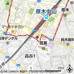 千葉県船橋市本中山7丁目22周辺の地図
