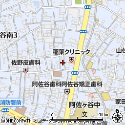 東京都杉並区阿佐谷南3丁目30周辺の地図